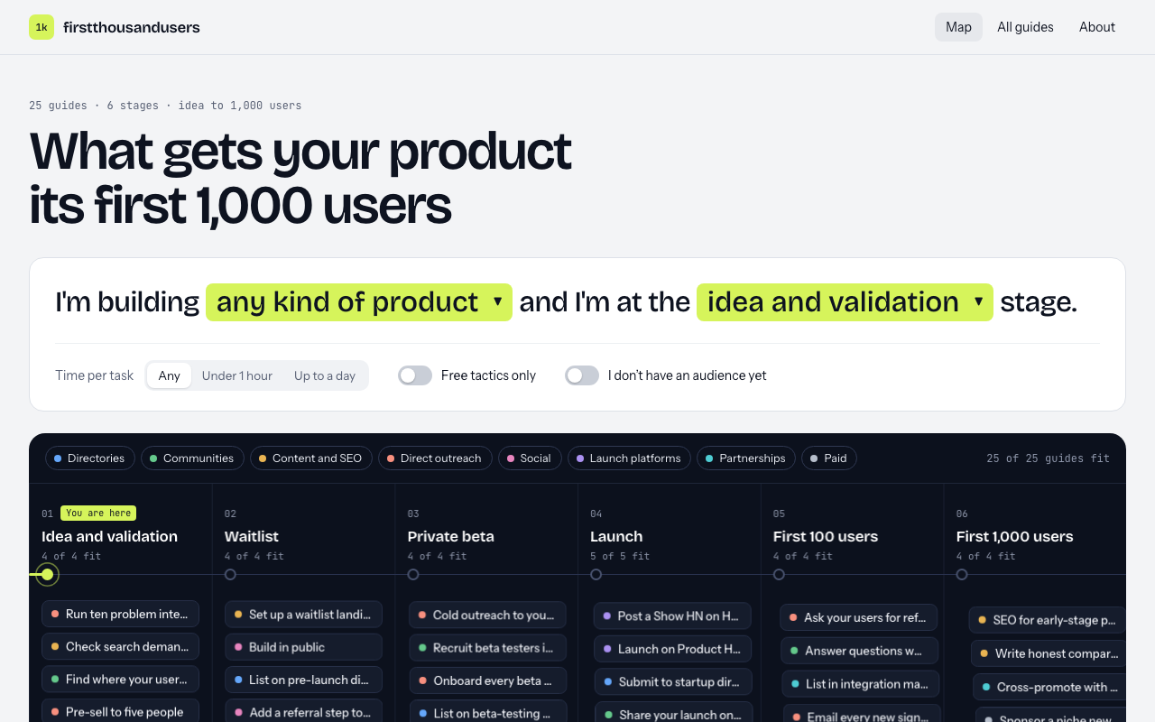 First 1,000 Users screenshot 1 of 1